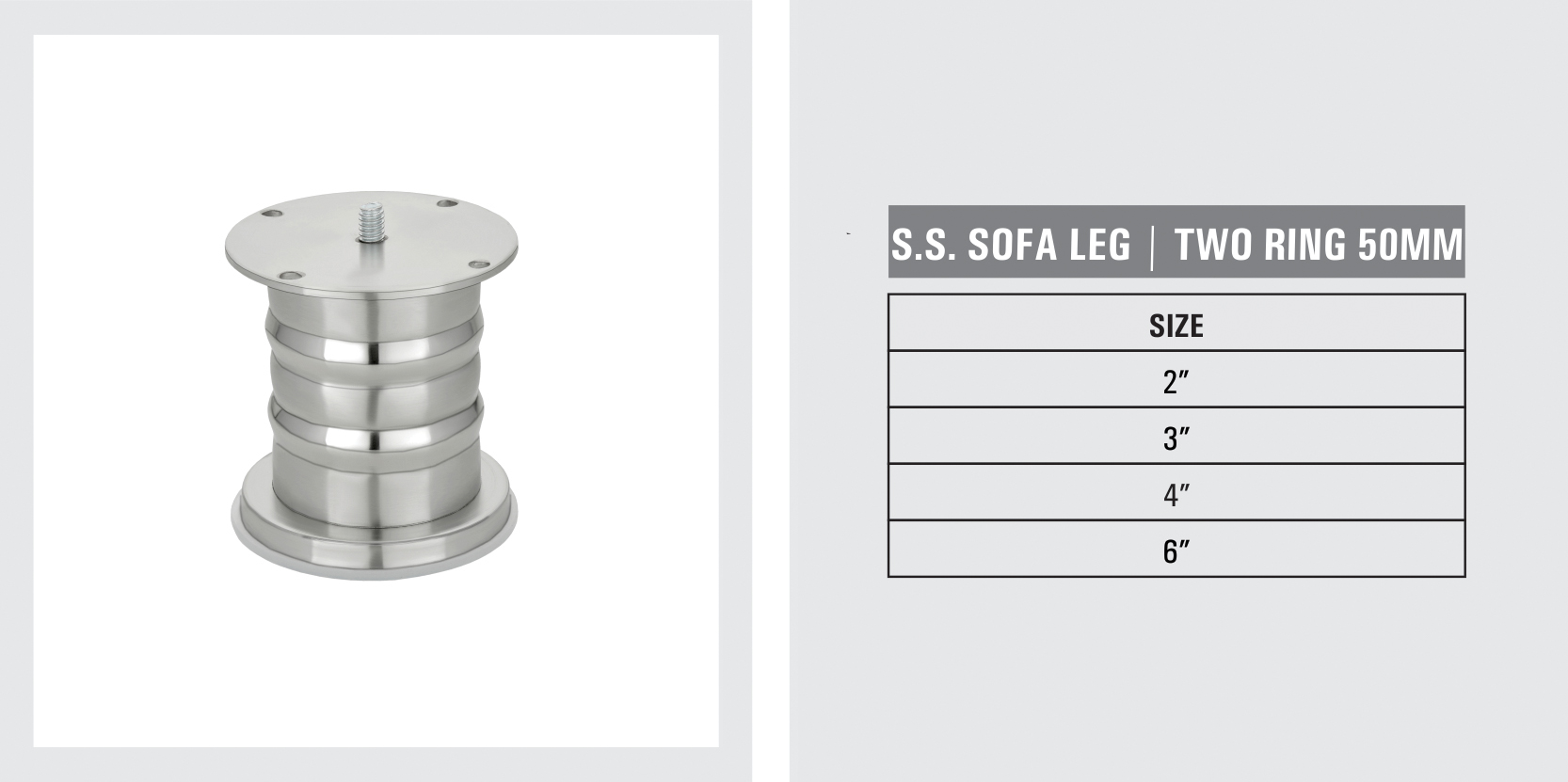 Sofa Legs | Bed fitting | Kaizon Hardware
