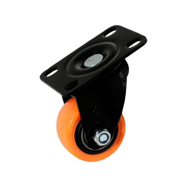 Heavy duty Swivel (PU) Castor with Break plate