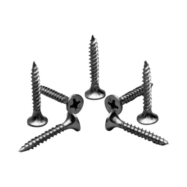 IRON DRYWALL SCREWS NICKEL PLATED)