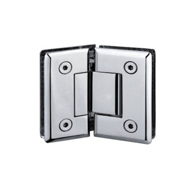 KZX B112 (Bevel Edge 135° Glass-Glass shower hinge)