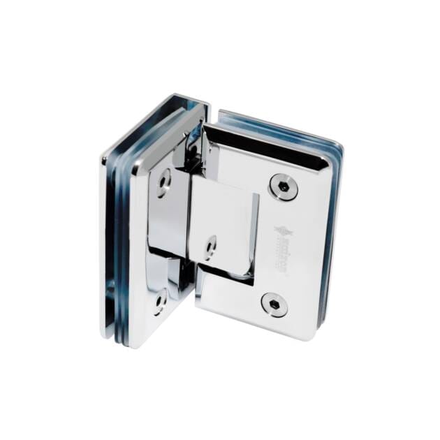 KZX B113 (Bevel Edge 90° Glass-Glass shower hinge)