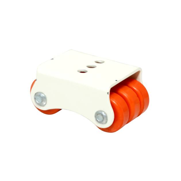Mini Six Wheel Castor Fix-orange