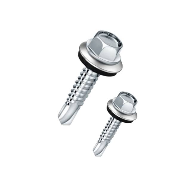 SELF DRILLING SCREW HEX HEAD WITH WASHER